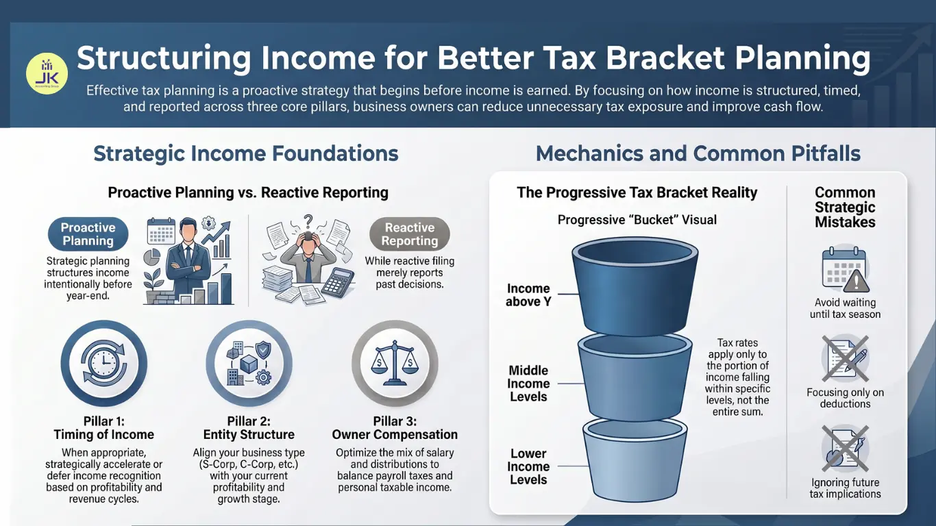 English Tax Racket Structuring Income for Better Tax Bracket Planning